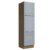 Paneleiro Madesa Lux 60 cm 3 Portas – Rustic/Cinza