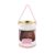 Lata para Ovo de Páscoa Com Visor e Alça – Clássico Francês Rosa – 01 unidade – Cromus – Rizzo
