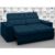Sofá Jobim 1,70m Assento Retrátil e Reclinável Velosuede Petróleo – NETSOFAS