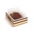 Caixa New Moldura para Meio Ovo – Tons de Chocolate – 06 Unidades – Cromus – Rizzo Distribuidora