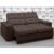 Sofá Jobim 1,70m Assento Retrátil e Reclinável Velosuede Chocolate – NETSOFAS