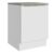 Balcão 60 cm 1 Porta Branco/Branco Veludo Lux Madesa