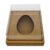 Caixa Ovo de Colher com Moldura – Meio Ovo de 250g – 20cm x 15,5cm x 10cm – Kraft – 5un – Assk