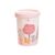 LIXEIRA COM TAMPA 5,3 L INFANTIL BICHINHOS ROSA PLASÚTIL