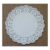 Fundo Rendado de Papel Redondo Branco 9cm – 24 un – Rizzo