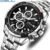Relógio Masculino CRRJU Multifuncional Ponteiro Luminoso Mostrador Aço Inoxidável Moda Top Marca De Luxo Negócios Casual