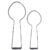 Kit Cortador Colher 1M – Ref. 423 RR Cortadores Rizzo Confeitaria