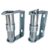 Puxador Zincado Para Janelas 4 A 6 Folhas De Correr Fecho Central Profissional Prático Resistente