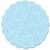 Fundo Rendado Redondo Azul Claro 7cm – 100 unidades – Cromus –  Embalagens