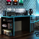 Mesa Computador Gamer Madesa 9409 – Preto/Azul