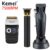 Kemei Professional Clipper Combo Kit Barbeiro 0mm Elétrico Sem Fio T9 Aparador De Acabamento Potente Máquina De Corte De Cabelo 7500RPM