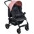 Carrinho de Bebe para Passeio Berço Burigotto Ecco CZ Rosa