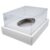 Caixa Ovo de Colher com Moldura – Meio Ovo de 350g – 23x19x9,7cm – Branca – 5unidada- Assk