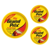 Cera em Pasta Tradicional Lata 200g Grand Prix 3 unidades – Cera Automotiva Auto Brilho Proteção UV