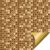 Folha para Ovos de Páscoa Double Face Crystal Marrom 69x89cm – 05 unidades – Cromus – Rizzo