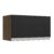 Armário de Cozinha Aéreo 60 cm 1 Porta Rustic/Preto Glamy Madesa