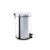 Lixeira Com Pedal E Balde Brinox Decorline 20 Litros Aço Inox