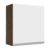Armário de Cozinha Aéreo 60 cm 1 Porta Rustic/Branco Glamy Madesa