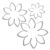 Kit Cortadores Flores Girassol Ref. 554 – 1 Unidade – RR Cortadores – Rizzo