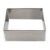 Cortador Aro Quadrado 6x6x4cm – 1 Unidade – Ref:2034 – RR Cortadores – Rizzo