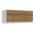 Armário de Cozinha Aéreo 80 cm 1 Porta Suspensa Branco/Rustic Glamy Madesa