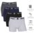 Kit C/ 4 Cuecas Boxer Polo Wear Lisa Microfibra