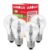 Kit 4 Lampadas Eco Halogena Clara H100 70W 127V E27 2800K