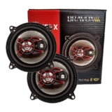 Par de Alto Falantes 5  Bravox Triaxial B3X50X – 100 Watts RMS