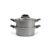 Panela Cozi Vapore 4 Em 1 Caçarola Cuscuzeira Escorredor Brinox Especiarias 16 cm Prata
