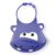 Babador de Silicone Silybib Hipopótamo Roxo 6+M Multikids Baby – BB044