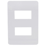 Placa 4×2 2 Postos Branca S730121004 Schneider