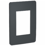Placa 4×2 3 Postos Stellar Black Orion Schneider