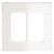 Placa Acabamento 4X4 6 Postos Branco Lunare Schneider