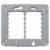 Suporte 4X4 Para 6 Modulos Branco Miluz Schneider