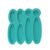 Molde silicone resina Jóias Oval brincos pingentes colares R-406