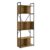Estante Alta Kappesberg LI014 3 Nichos Industrial Freijó 200 x 72cm