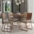 Conjunto Sala de Jantar 4 Cadeiras San Francisco Carraro