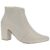 Bota Coturno Feminina Salto Bloco Bico Fino Western Texana