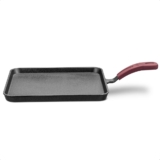 Chapa Lisa para Forno Fogão Churrasqueira Capacidade 1,2 Litros Ferro Fundido 26×26 CM MTA – 8379