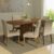 Conjunto Sala de Jantar Mesa Tampo de Madeira 6 Cadeiras Rustic/Imperial Renata Madesa