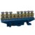 Barramento Neutro Com Suporte 160A 8 Polos Azul Brum