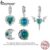 Bamoer 925 Silver Sterling Color Changed by temperature Enmotionial Stone Bead Para A Fabricação De Acessórios Diy Presentes