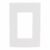 Placa 4×2 Para Interruptor/Tomada 3 Postos Branco – BTicino