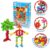 Blocos De Montar Colorido Brinquedo Infantil De Encaixar 100 Peças Educativo
