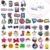 Sapato Encantos Decorações Pinos Dos Desenhos Animados DIY Sapatos Charme Botão Combinado