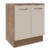 Balcão Armário de Cozinha 70 cm 2 Portas Rustic/Crema Agata Madesa