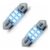 Lampada Torpedo 35 Mm Led Azul Lanterna Interna Teto