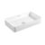 Cuba Banheiro Lavabo Em Louça Branca 61×35 Sobrepor Retangular Tubrax – BAB0009