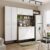Cozinha Compacta Arizona Glam Carvalho com Branco Carraro