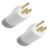 Kit 2 Adaptadores Reverso 250V 15A 2P+T 1632 Daneva